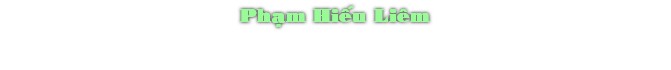 Phåm Hi‰u Liêm