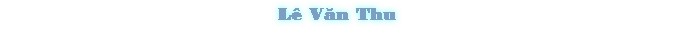Lê Væn Thu