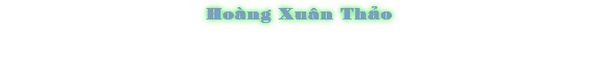 Hoàng Xuân Thäo