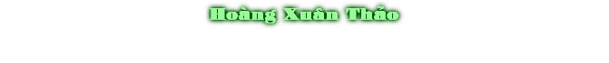 Hoàng Xuân Thäo