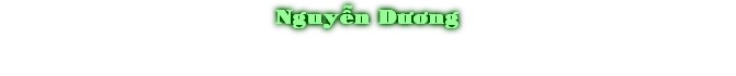 NguyÍn DÜÖng