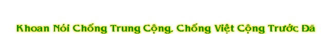 Khoan Nói ChÓng Trung C¶ng, ChÓng ViŒt C¶ng TrÜ§c ñã
