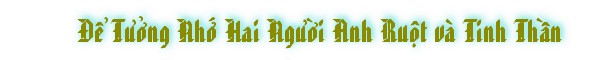 ñ‹ TÜªng Nh§ Hai NgÜ©i Anh Ru¶t và Tinh ThÀn